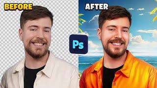 How To Make Thumbnails Like Mr Beast | Full Skin Retouch Tutorial | Photoshop