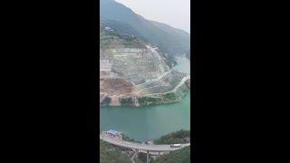 重庆乌江在建最大航电枢纽工程，位于武隆白马镇，总投资110亿，工期10年，建成后500吨级船舶可以直接进入贵州境内。#超级工程#重大项目#航电枢纽