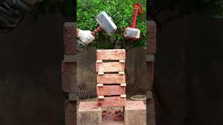 How many bricks can Thor's hammer break?