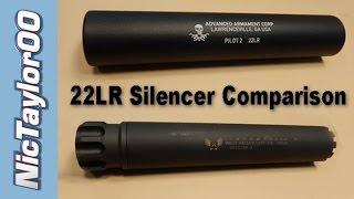 SilencerCo vs AAC 22LR Suppressors - First Shots with S&W M&P Compact 22LR
