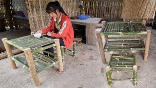 Used Bamboo To Create AMAZING Furniture WITHOUT Screws Or Glue | Tiểu Liễu-17 year old