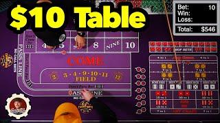 My Favorite Craps Strategy on a $10 Table