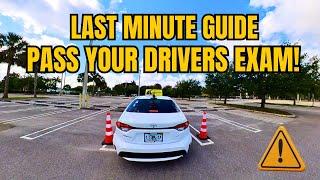 Your Last Minute GUIDE to pass!