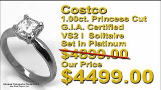 Need A Stunning 1ct. Diamond Solitaire? Costco price $4,899.00, Our price price $4,499.00!