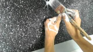 How to paint stars with twinkles - Mural Joe