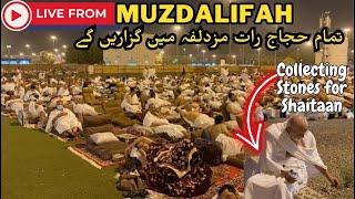 LIVE From MUZDALIFAH/HUJJAJ Muzdalifah Mein Raat Bitayenge/ARAFAT Se MUZDALIFAH  Ka SAFAR/#hajj2023