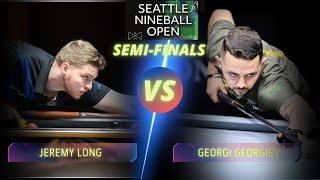 JEREMY LONG VS GEORGI GEORGIEV | SEMI-FINALS | 2024 SEATTLE 9-BALL OPEN #9ballpool #highlights