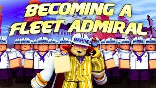 Becoming a fleet admiral in Blox Fruits!