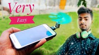 Create a DC fan |run by smartphone| very easy#raj electric