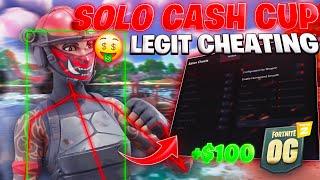 CHEATING With The BEST Fortnite CHEAT in Solo Cash cup …  ($100)