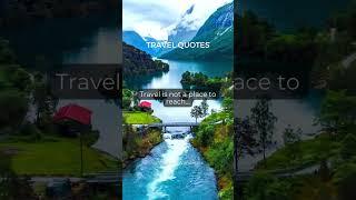 Travel is not a place to reach… #travel #quotes #travelquotes #fyp