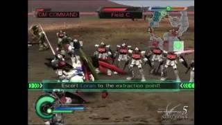 Dynasty Warriors: Gundam 2 PlayStation 2 Gameplay - Canyon