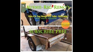 Trailer Restoration   Vintage 1957 Treg South Australia