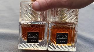 Fake vs Real Lattafa Khamrah Perfume 100 ml