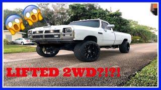 How To Lift A 2wd Truck | Firstgen Cummins | Front End ReBuild Kit