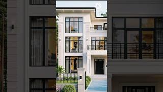 A Beautiful Fresh Duplex House showcases a modern, sleek, and sophisticated architectural design