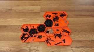 Steve Builds - Hexagon Tray - Time Lapse - Chris's Basement