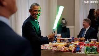 Obama in the Galaxy, mixtures of StarWars and StarTrek