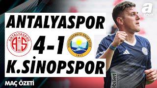 Antalyaspor 4-1 Küçükçekmece Sinopspor | MAÇ ÖZETİ | Ziraat Türkiye Kupası 4. Tur Maçı | 03.12.2024