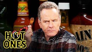 Bryan Cranston Fully Commits While Eating Spicy Wings | Hot Ones