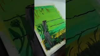@rajnisoni1482# natural beauty with a bird #song #painting🪄 #art #ytshorts # love#comment 