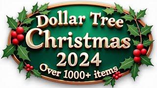 2024 Christmas at Dollar Tree Over 1000 items-1Video. LET's Go Shopping!#haul  #dollartreechristmas