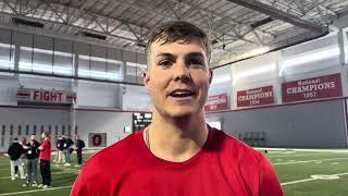 Ohio State QB Will Howard on his Combine, pro day meetings with Steelers