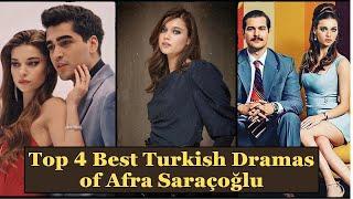 Top 4 Best Turkish Series Of Afra Saraçoğlu || New Face Of Turkish Dramas