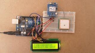 Arduino GPS real time clock with NEO-6M module