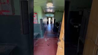 Time travel, inside a 100 year old Caboose  #railfan #caboose #railroad ​⁠