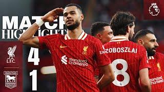 Highlights: Liverpool 4-1 Ipswich | Gakpo double, Szoboszlai stunner & 100 for Salah