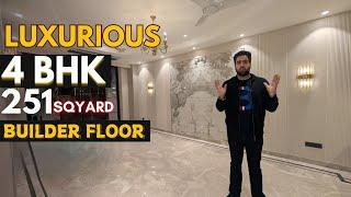 ULTRA-LUXURIOUS 4 BHK BUILDER FLOOR IN GURGAON | 251 SQ.YDS | DLF PHASE 2 #builderfloorexperts #home