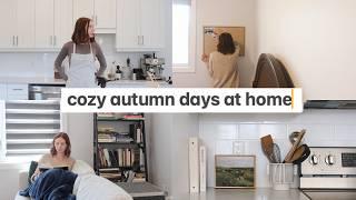 cozy autumn days at home  gratitude board, fall meal prep, seasonal living & slow morning rituals