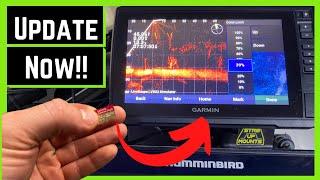 UPDATE YOUR GARMIN SONAR NOW IF YOU LIVESCOPE 2022- Step By Step Instructions and Demonstration