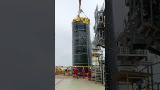 safely recovery of the suction pile from the bottom of the sea water to our deck.