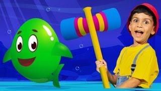 Surprise Eggs Sea Animals Kids Songs | BabyBillion | Popular Nursery Rhymes