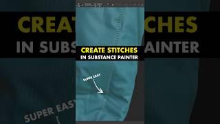 Create stitches for your clothing in seconds with this amazing trick in Substance Painter