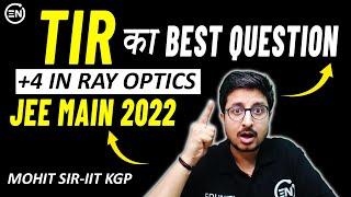 +4 Marks by this Approach | Most Asked Question of TIR | Ray Optics | JEE Main 2025 | Eduniti