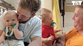 Baby Sees Dad Without Beard For First Time