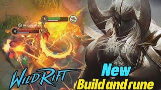 Wild rift new build and rune Aatrox - Aatrox vs ornn baron lane season 15