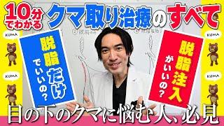 【目の下のクマ取り整形】あなたの最適解がわかる！脱脂・ヒアルロン酸・脂肪注入で結局1番いいのは？【湘南美容クリニック】