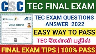 tec exam questions and answers 2022 tamil |