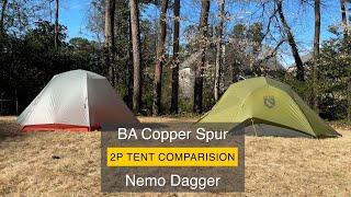 2p Tent Review: Nemo Dagger Osmo vs. Big Agnes Copper Spur