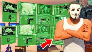 Franklin MR Anonymous FOUND The Secret Location of DANGEROUS HACKER in GTA 5 | SHINCHAN and CHOP