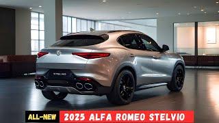 Замечательный внедорожник! Представлена новая Alfa Romeo Stelvio 2025 года — первый взгляд!