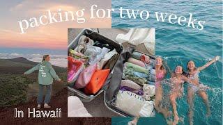 pack with me for hawaii :)