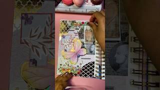 Junk Journal With Me  Pink Pixie Diary #junkjournal #journaling #shorts