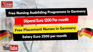 Nursing Free Study (AUSBILDUNG) in Germany | Free placement | Salary 2500 EURO Per month