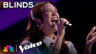 Laney Lynx Sounds Super Cool Performing "Jaded" by Miley Cyrus | The Voice Blind Auditions | NBC