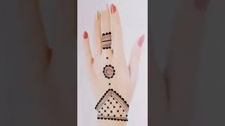 Beautiful Simple Mehndi Design Trick #mehndi #henna #shorts #mehandi #trending #youtubeshorts#new